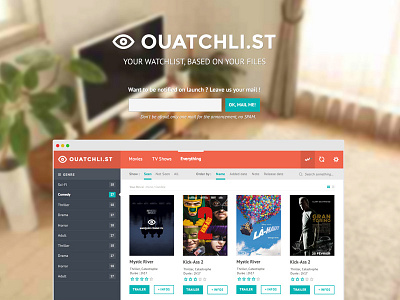 ouatchli.st - coming soon coming soon flat movie movies product tvshow ui