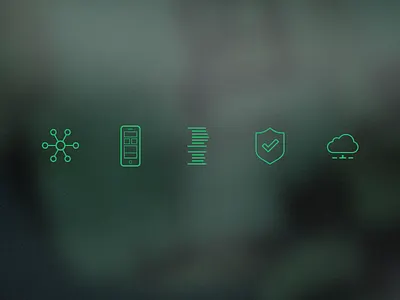 Close up clean flat icons ios7 inspired nice simple