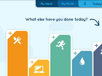 60 Minute Kids' Club app fitness tracking kids ux