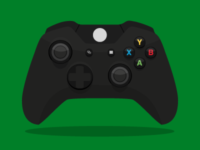 Xboxone controller flat illustration illustration illustrator vector vector illustration xbox xbox one