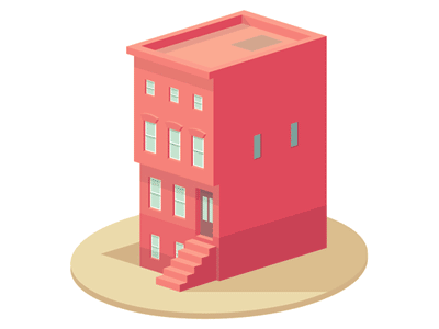 Gunshot on bricks animation flat gif gunshot illustration loop old building vector