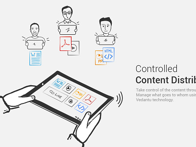 Sketchy characters content education illustration illustrator print sketchy ui web