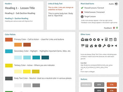 UI Style Guide guide style