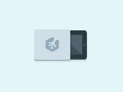 Icy iPad tease case icon illustration ipad sleeve wow yes