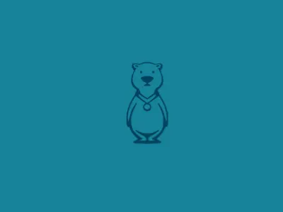 Despondent Dude bear bear dude branding bro bro bear dude dude bro identity illustration logo