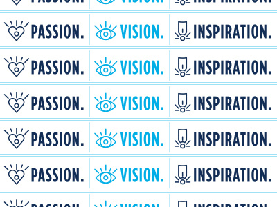 PVI ICONS icon icons inspiration linear passion series set system vision