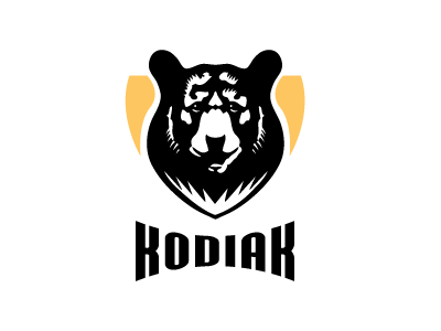 Kodiak bear black bear grizzly logo logo design logos mascot sports