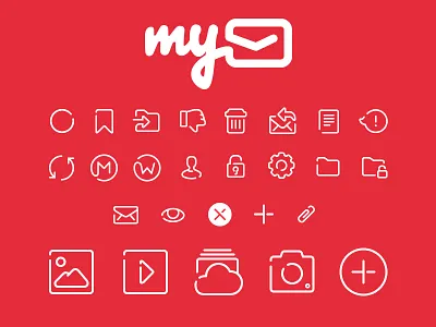 UI Icons for the Mail App email icon icons mail