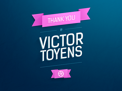 Thank You Victor Toyens debuts first shot thank you