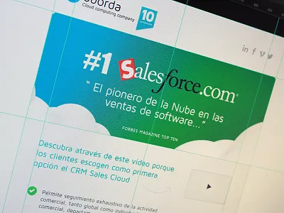 Coming up! =) 2d blastman cloud crm green mailshot newsletters salesforce ui ux web zoominstudio