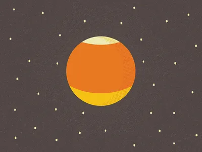 full corn moon... candy corn corn full harvest moon illustration moon stars