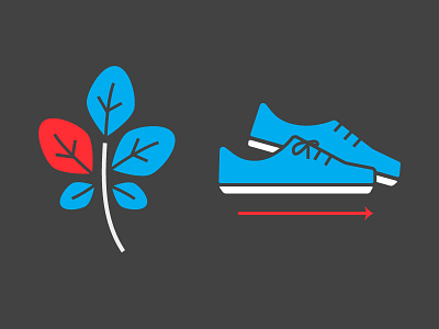 Collegiate icons icon leaf pilot interactive running shoes