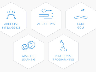 Track Icons cog css golf hackerrank hexagon icons illustrator line icons robot tracks