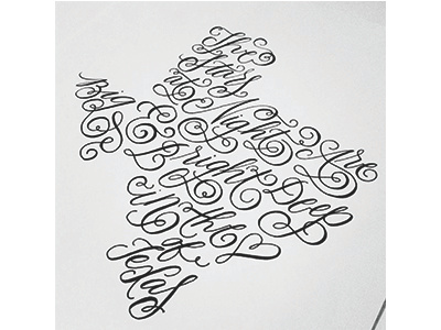 Deep in the Heart of TX! black and white hand drawn hand lettering script typography