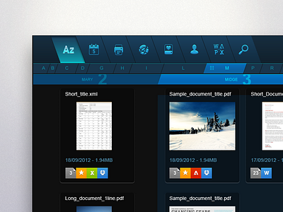 Viewer Angled Sort adornments dark icons order sort thumbnails ui viewer