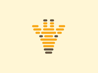 Giraffe Logo animal brand branding desert giraffe icon logo safari symbol