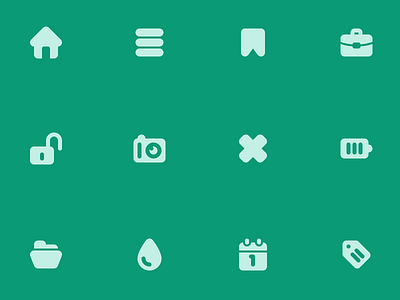 Roundies Icons icon set icons rounded solid vector