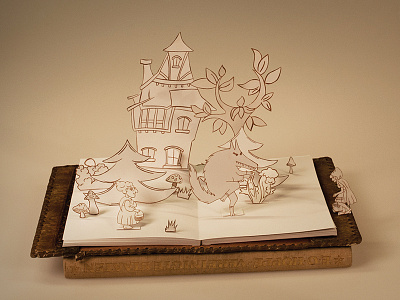 Méli Mélo - Analogue Papercut Stopmotion Animation 2d animation analogue animation fairytale méli mélo paper papercut stop motion