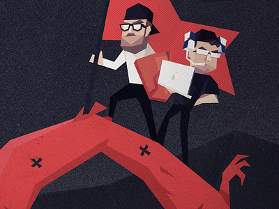 Frontend Heroes 3d color css3 darkfejzr end front html5 illustration javascript madeo opera