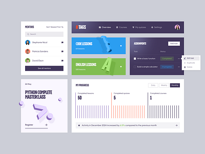 UI-UX for an Education Product ✦ Fresh Brains design interface product service startup ui ux web website