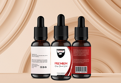 CBD Label Design product packaging box design