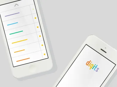 Digits color digits layout ui