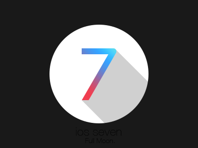 Ios7 black icon ios7 ui white