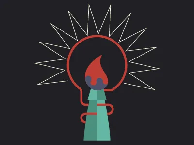 Creative Art brush bulb creative idea