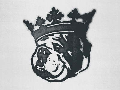 Duke & Winston big biggie bulldog crown dog duke illustration notorious tupac winston