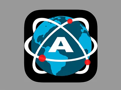 Atomic Web browser Icon for iOS 7 app icon flat ios 7 iphone
