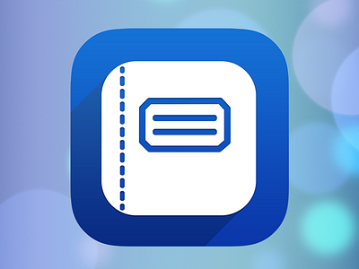 App Icon iOS 7 Flat Style app icon clean flat ios 7 modern ui