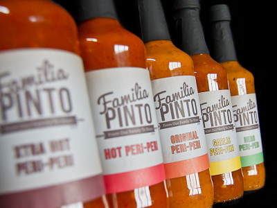 Familia Pinto Peri-Peri Labels chilli sauce familia familia pinto labels litho lonely viking packaging peri peri print shane rielly suaces