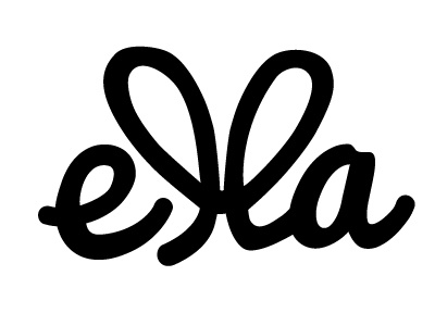 Ella baby heart love typography