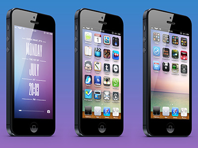 My personal custom theme ios jail theme