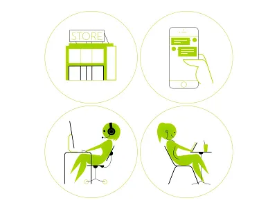 T15 easy icon ios7 operator set store tt