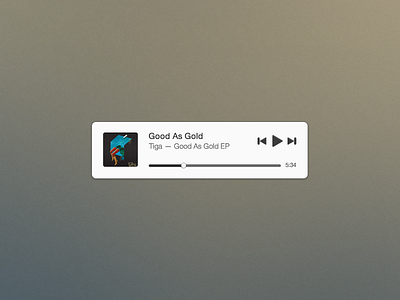 Mini Music Widget (Free PSD) free freebie mini music player psd tiga widget