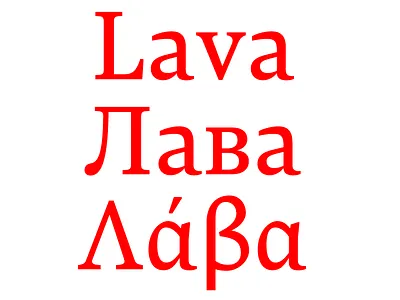 Lava font typeface works that work magazine