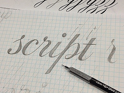 Script! lettering script type typography