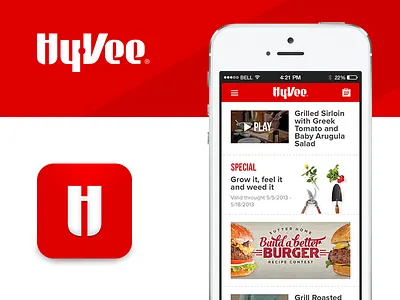 Hy-vee App - Re-design