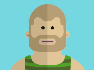 new avatar flat illustration