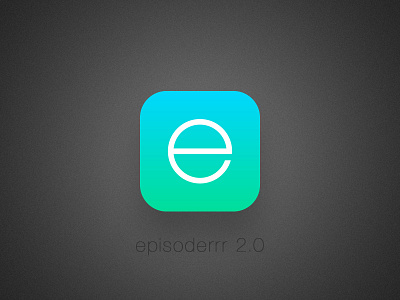 Episoder icon v. 2.0 app colors icon ios ios7