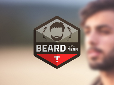 Beard ot the Year Gift 3d app apple badge beard flirt gift icon icons love prize square