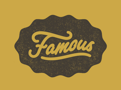 Last Words badge black famous gold patch type