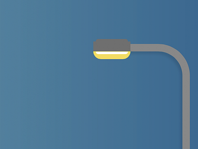 Streetlamp Day css3 daylight wip