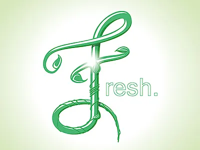 Fresh fresh green plant wip