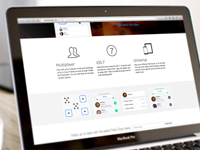 Working on a landing page css ios landing page web design website