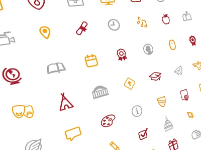 Icon System assets branding collaboration reverberation cr flat icon icon system icons school system zach travis zack travis