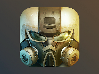 Soldier 3d icon ios ios7 mask nolongshadows notflat skew soldier