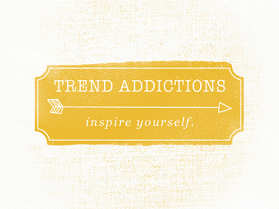 Trend Addictions Logo Idea arrow awaken design company brand branding feather grunge identity logo logotype minimal simple texture