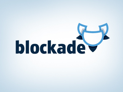 Blockade Dribbble icon logo